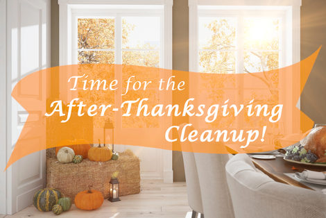 Time for the After Thanksgiving Cleanup