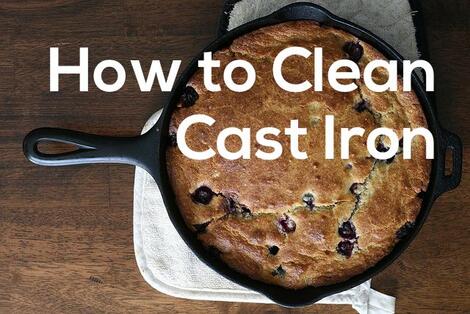 how to clean cast iron