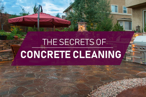 how to clean concrete