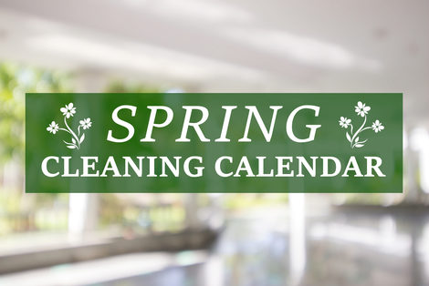 Spring Cleaning Calendar COIT