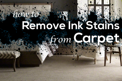 how to remove ink stains from carpet